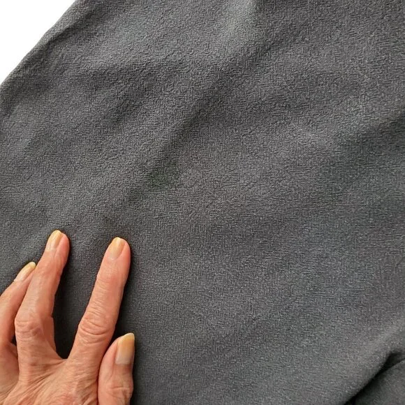 Lagenlook Lightweight Overalls Adjustable Cropped Charcoal Grey Size S/M - Picture 14 of 16